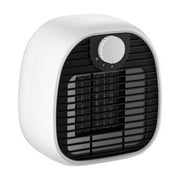 Kojanyu Electric Fireplace Heater Heater Indoor PortableFast Heating Ceramic Small Heater Two-speed Temperature Adjustment Safe and Quiet for Bathroom office Desk Baby Room